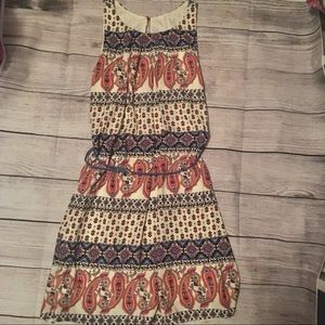 Paisley Shift Dress with Belt from ModCloth